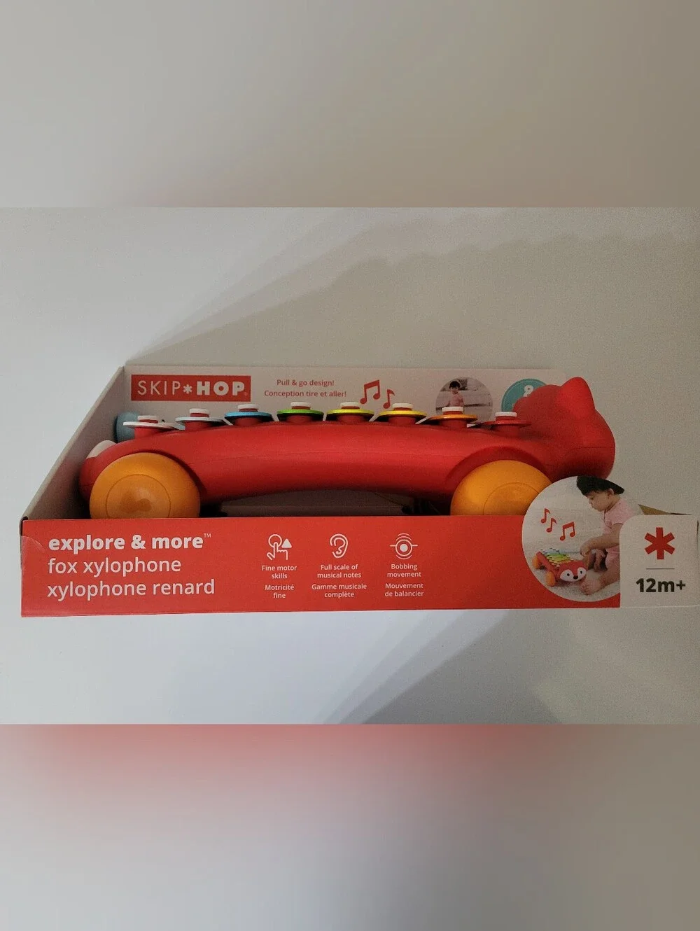 Skip Hop Explore & More Baby Fox Xylophone Toy with Mallet